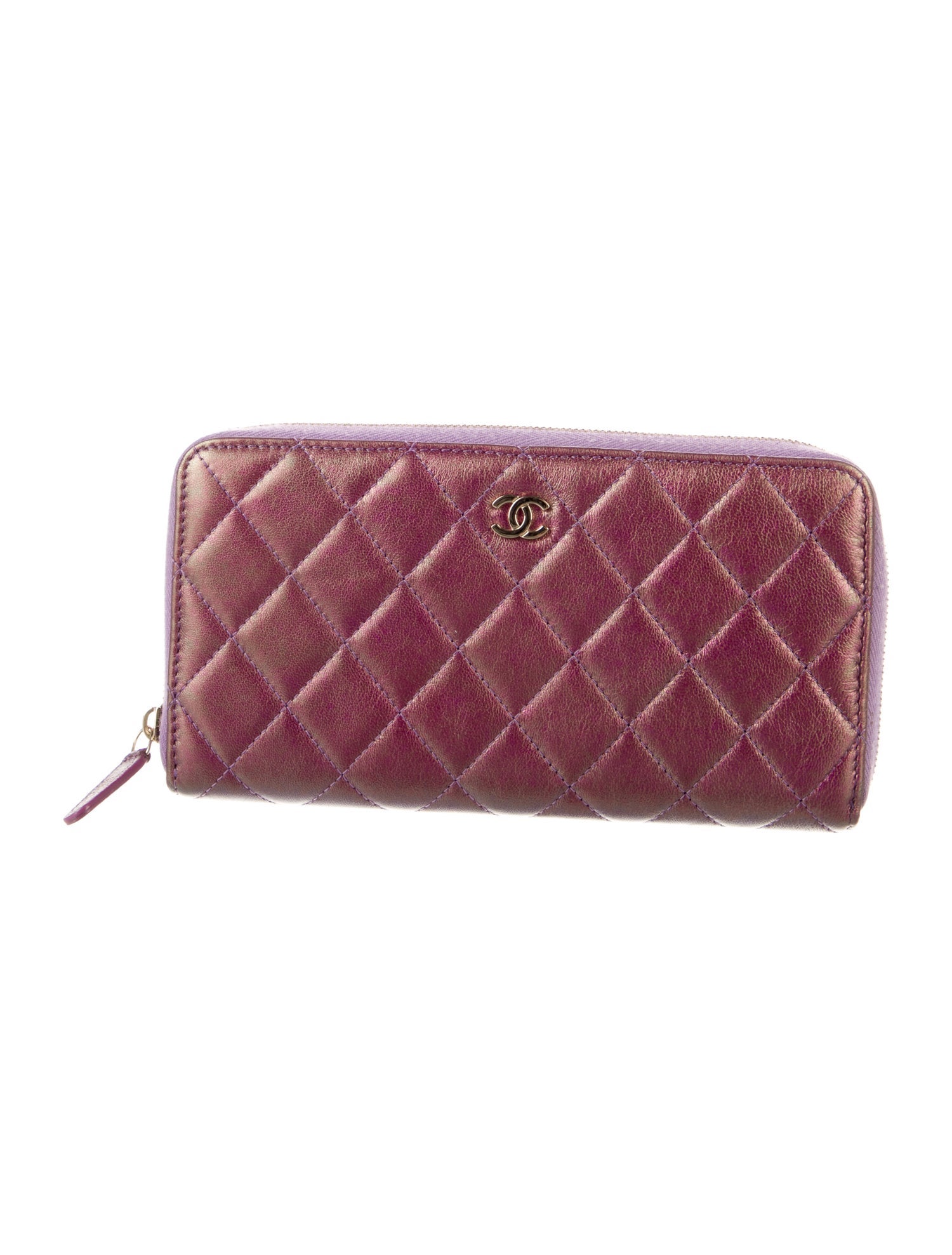 Chanel 2020-2021 Interlocking CC Logo Continental Wallet