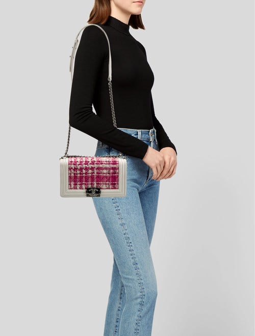 Chanel Medium Tweed Boy Bag