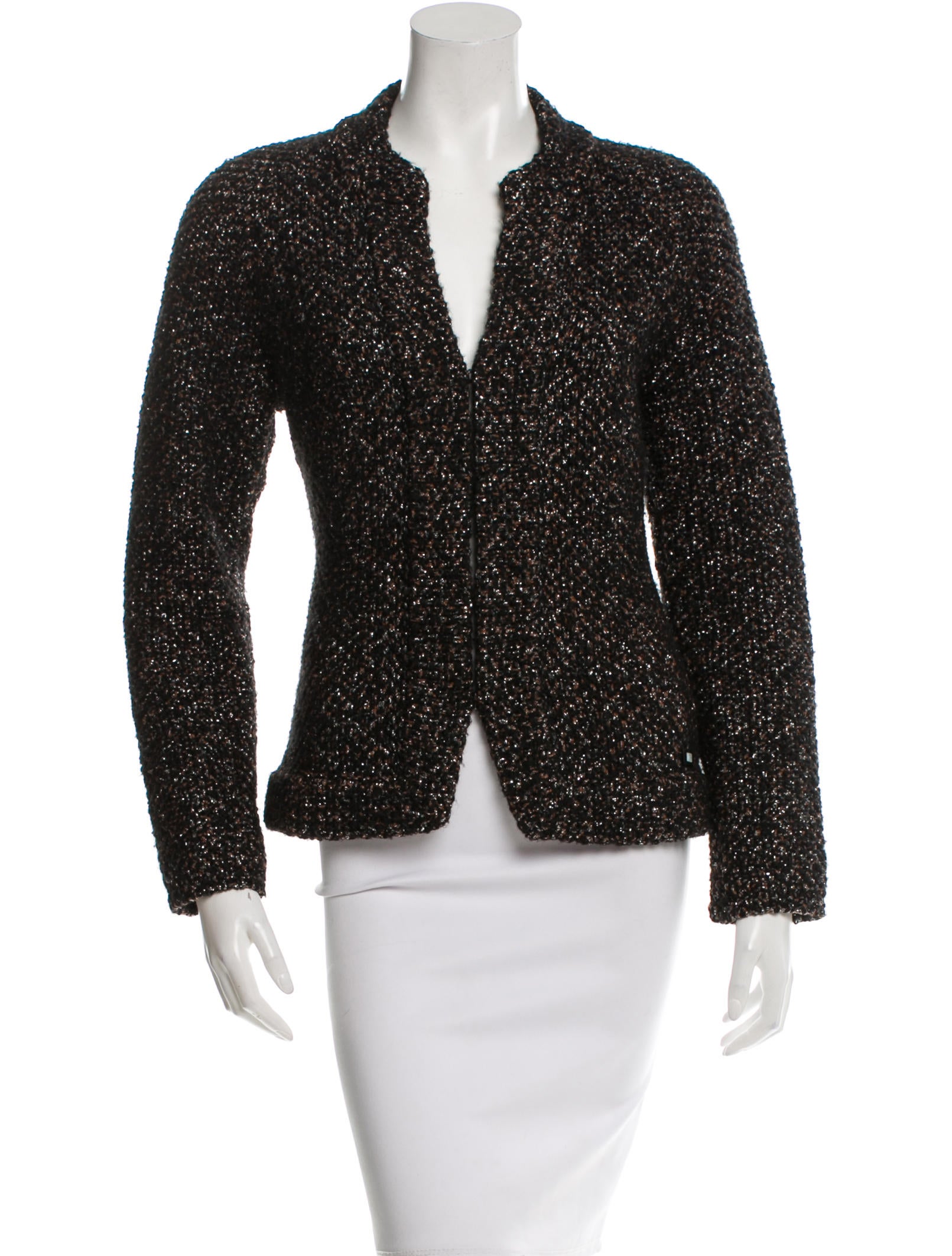 Chanel Metallic Knit Jacket