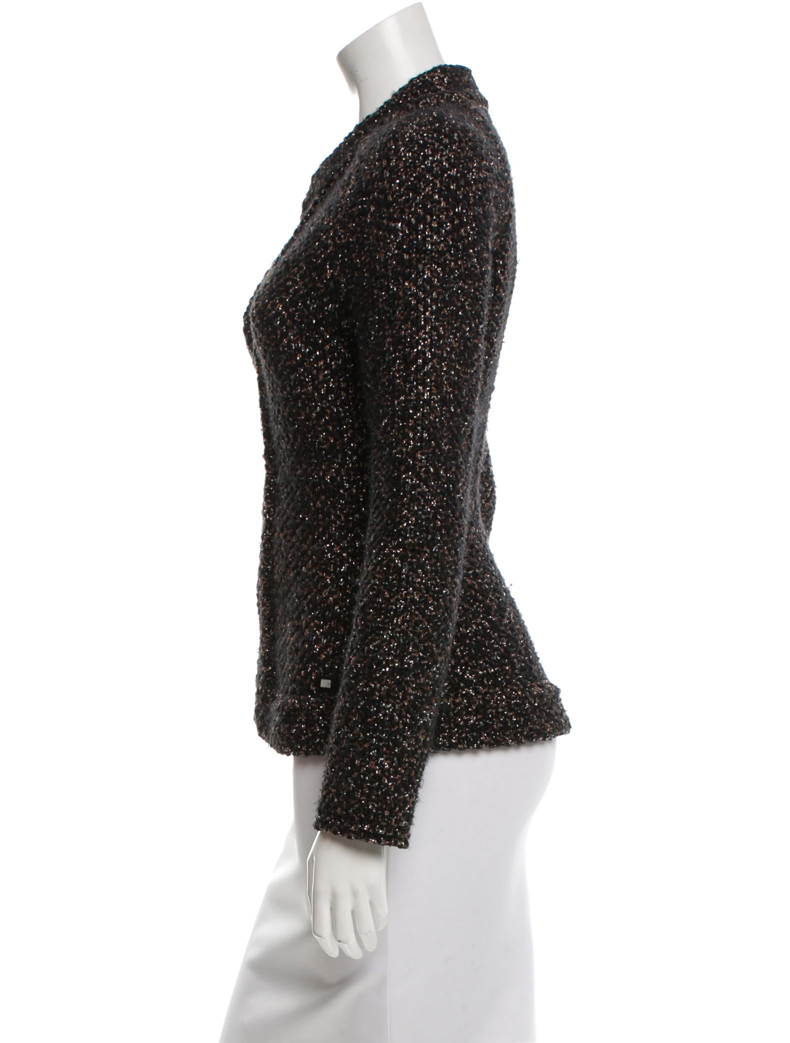 Chanel Metallic Knit Jacket