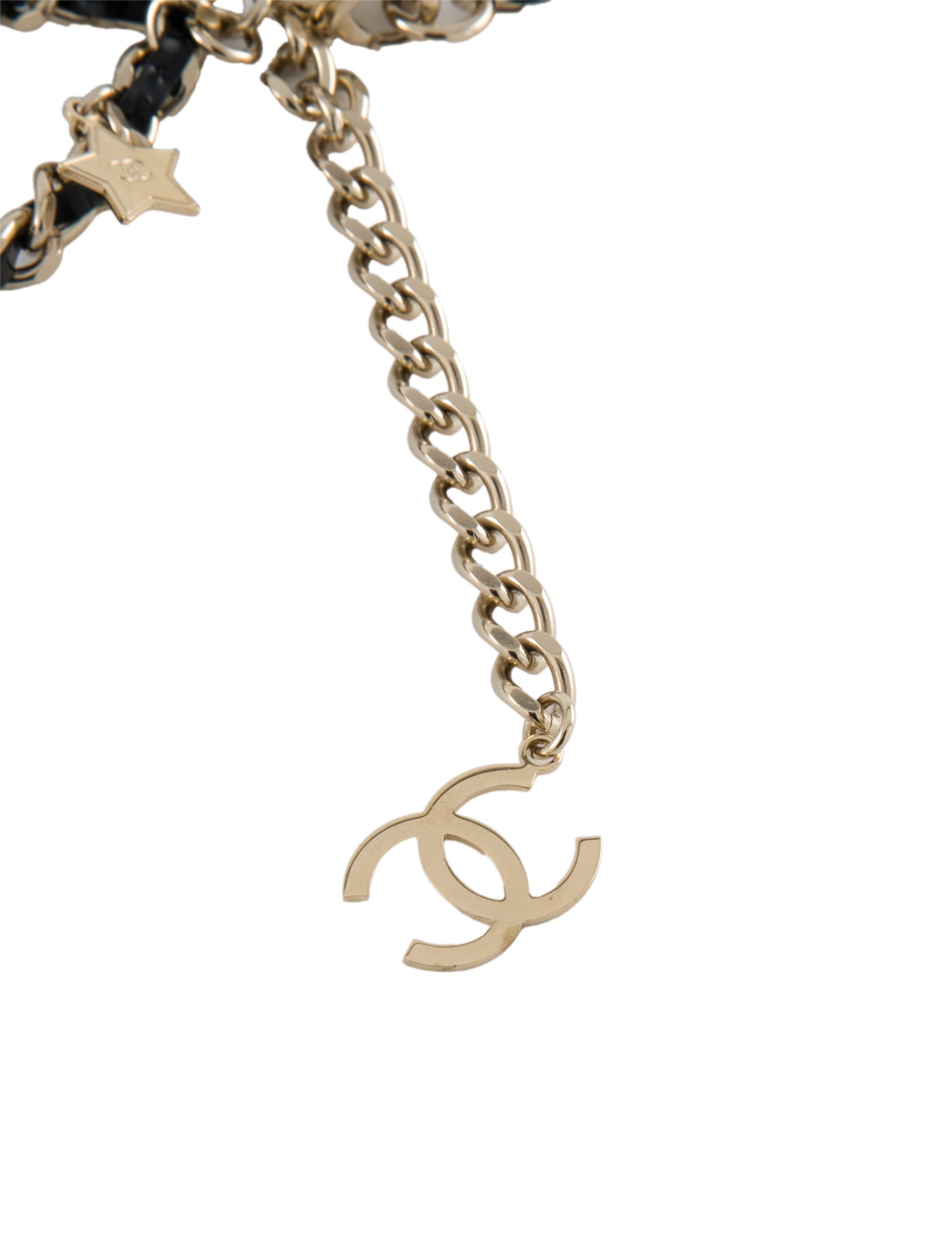 Chanel 2017 Interlocking CC Logo Chain-Link Belt