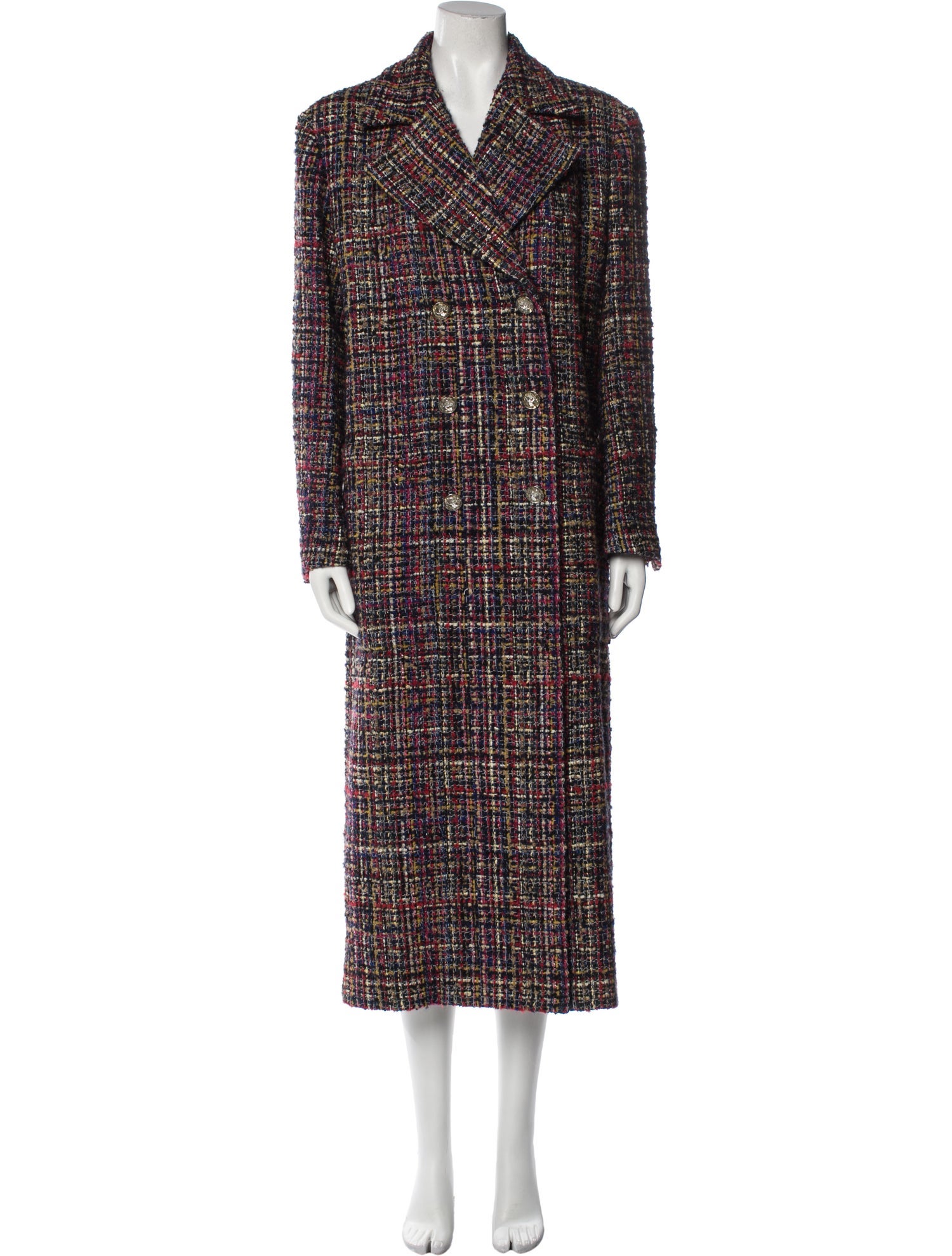 Chanel 2021 Tweed Pattern Coat