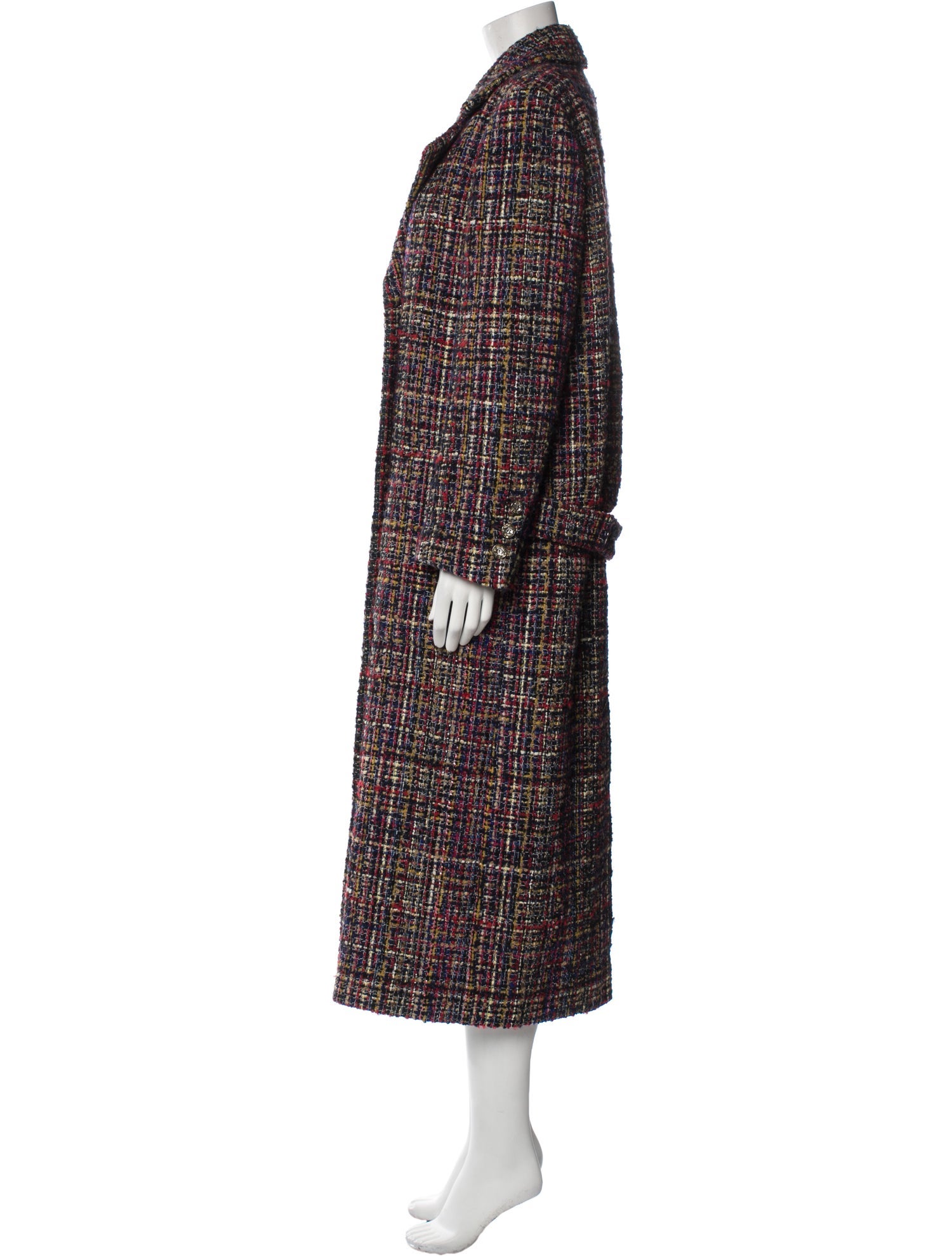 Chanel 2021 Tweed Pattern Coat