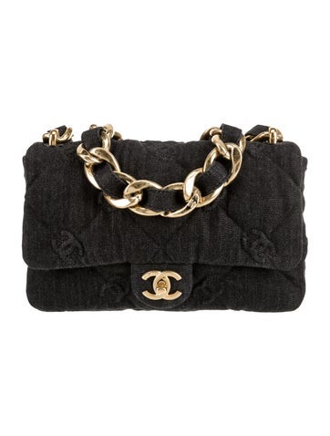 Chanel Shoulder Bags Denim Funky Town Flap Bag