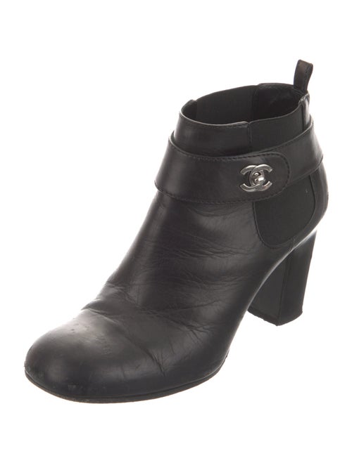 Chanel 2013 Interlocking CC Logo Boots