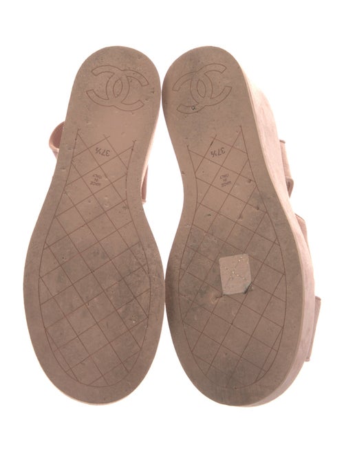 Chanel 2024 Interlocking CC Logo Sandals