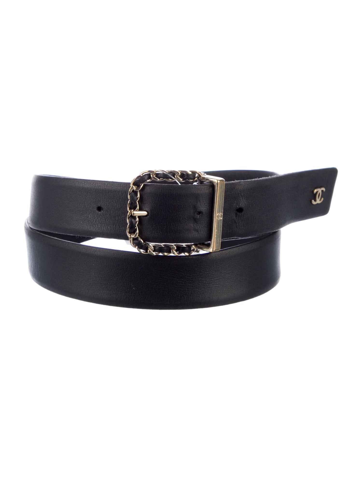 Chanel 2022 Chain-Link Accent Belt