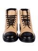 Chanel 2022 Interlocking CC Logo Combat Boots
