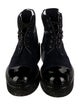 Chanel 2022 Interlocking CC Logo Lace-Up Boots