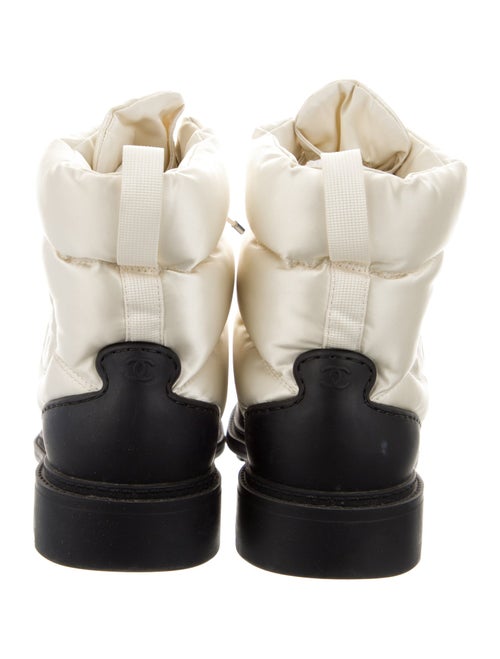 Chanel 2018 Interlocking CC Logo Combat Boots