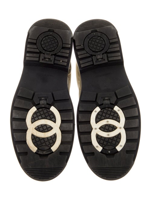Chanel 2018 Interlocking CC Logo Combat Boots