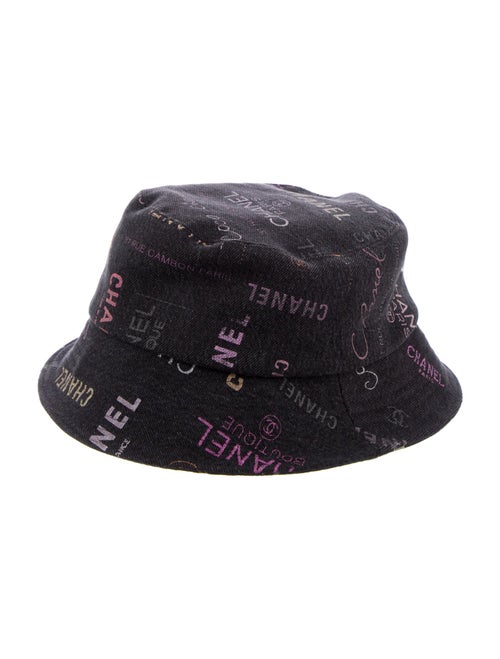 Chanel Denim Logo Bucket Hat