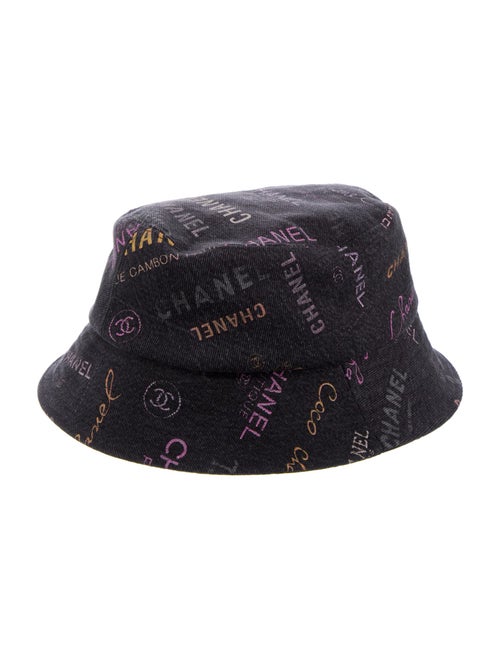 Chanel Denim Logo Bucket Hat
