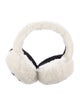 Chanel Shearling CC Earmuffs