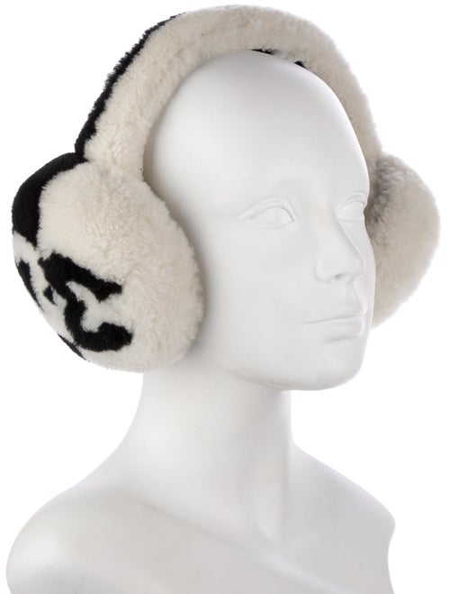 Chanel Shearling CC Earmuffs
