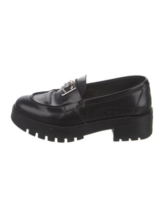 Chanel 2023 Interlocking CC Logo Loafers