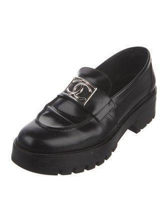 Chanel 2023 Interlocking CC Logo Loafers