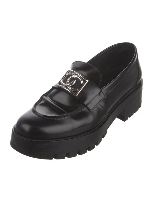 Chanel 2023 Interlocking CC Logo Loafers