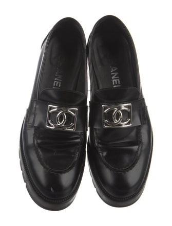 Chanel 2023 Interlocking CC Logo Loafers