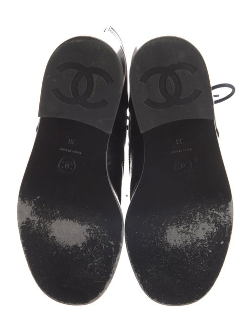 Chanel Interlocking CC Logo Lambskin Combat Boots