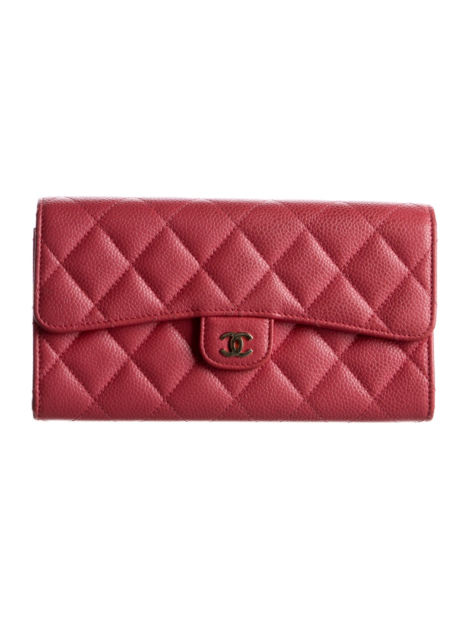 Chanel Interlocking CC Logo Trifold Wallet