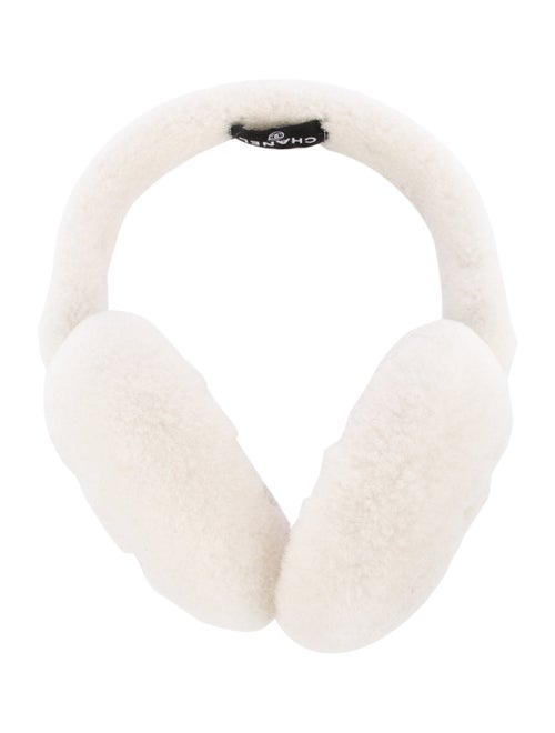 Chanel Shearling CC Earmuffs