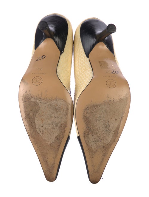 Chanel Vintage Snakeskin Pumps