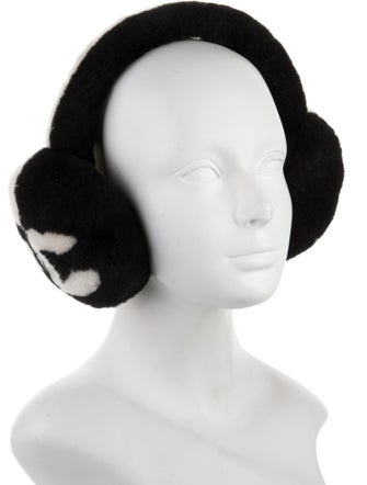 Chanel 2021 Shearling CC Earmuffs