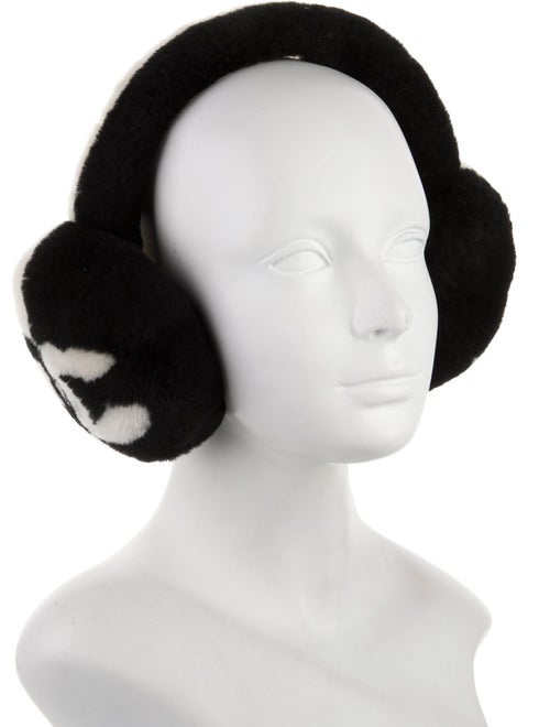 Chanel 2021 Shearling CC Earmuffs