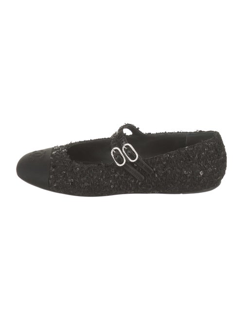 Chanel 2024 Sequins Mary Jane Flats