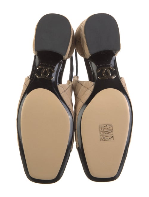 Chanel 2022 Interlocking CC Logo Slingback Pumps