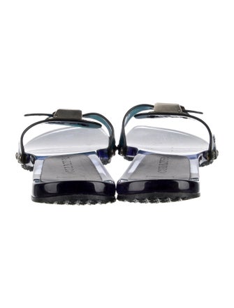 Chanel Vintage Interlocking CC Logo Slides