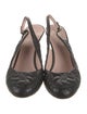 Chanel 2011 Interlocking CC Logo Slingback Pumps