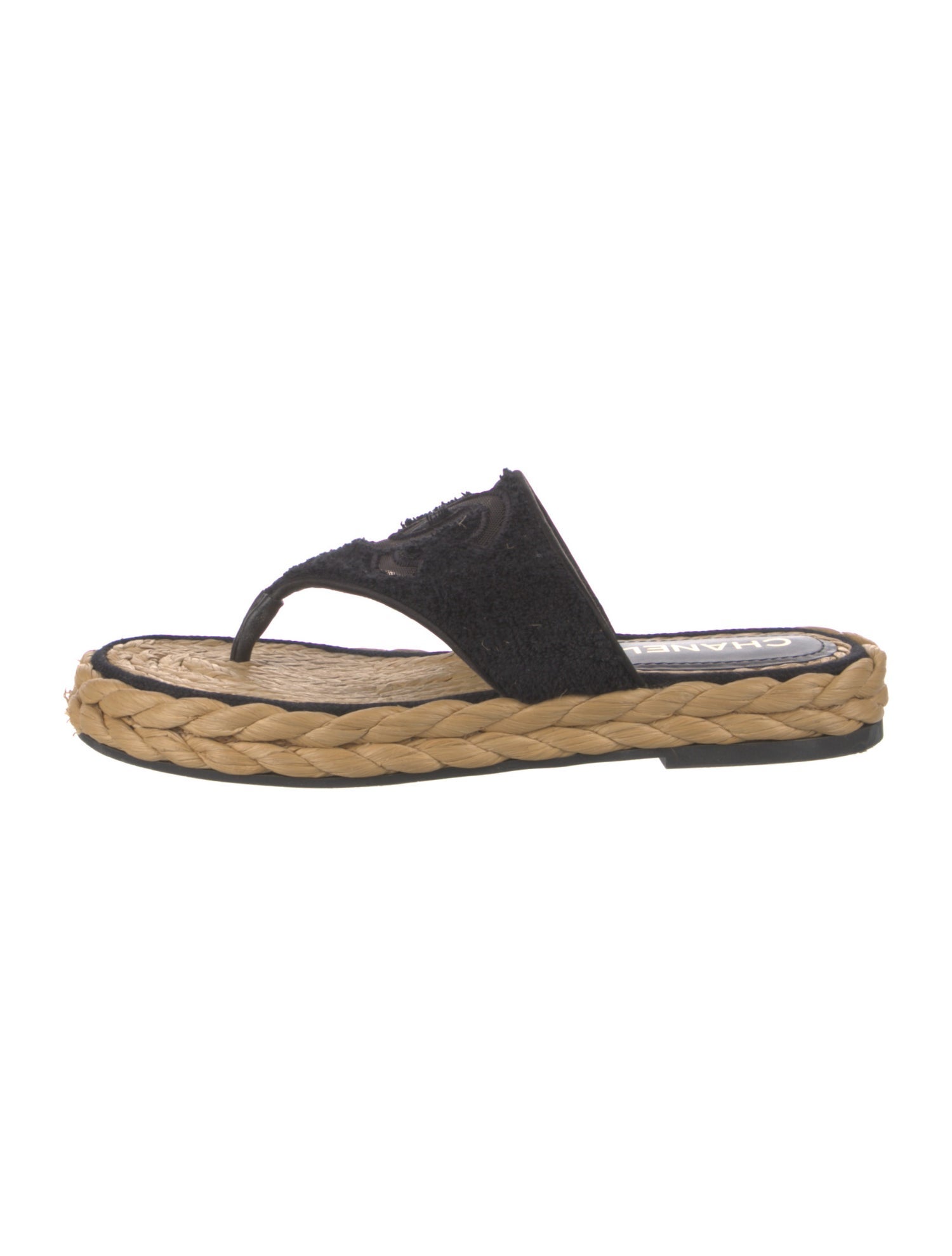 Chanel 2022 Interlocking CC Logo Espadrilles