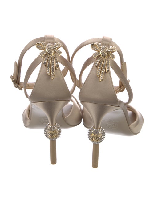 Chanel 2023 Interlocking CC Logo Sandals