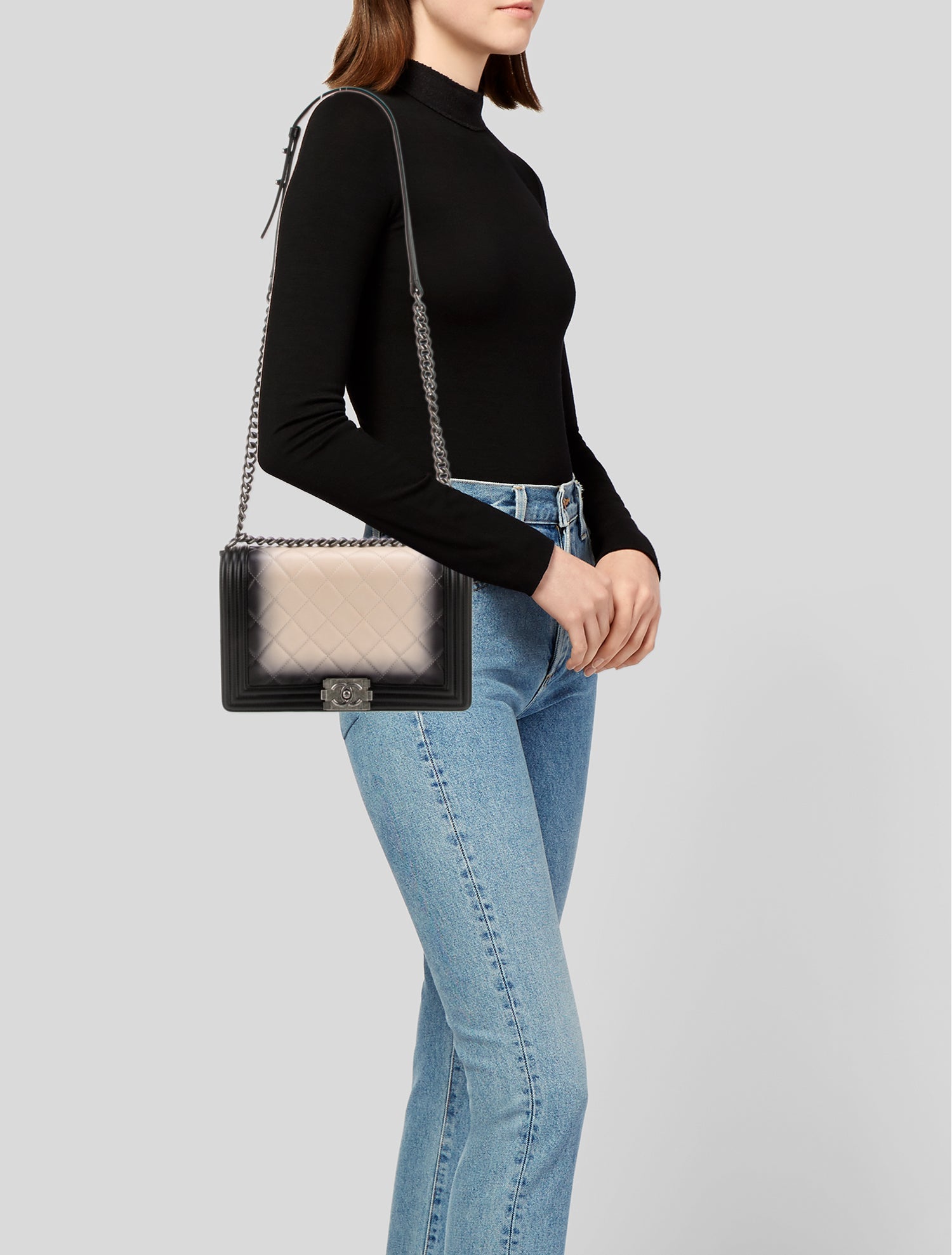 Chanel Large Ombré Boy Bag
