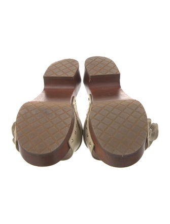 Chanel 2023 Interlocking CC Logo Slides