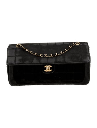 Chanel Ponyhair Square Quilt Flap Bag