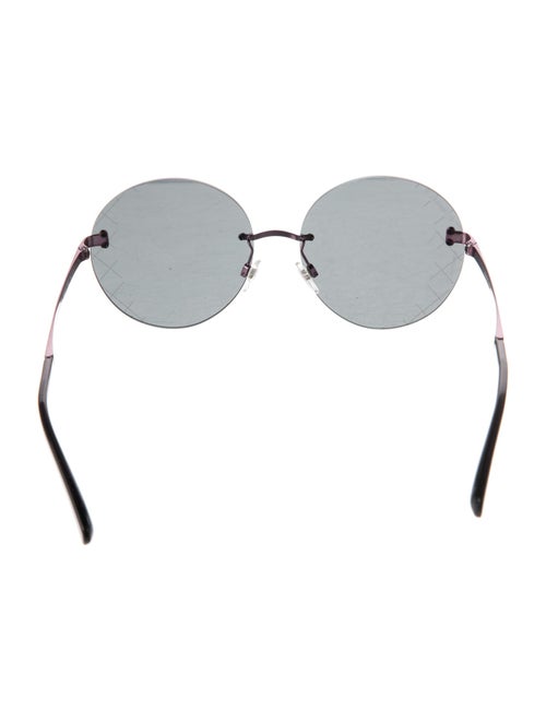 Chanel Interlocking CC Logo Round Sunglasses
