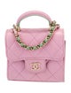 Chanel 2023 Mini Top Handle Clutch w/ Chain