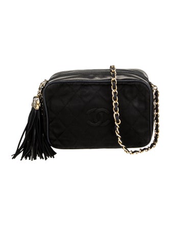 Chanel Satin Camera Tassel Bag