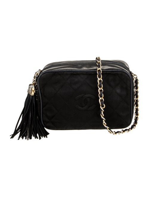 Chanel Satin Camera Tassel Bag