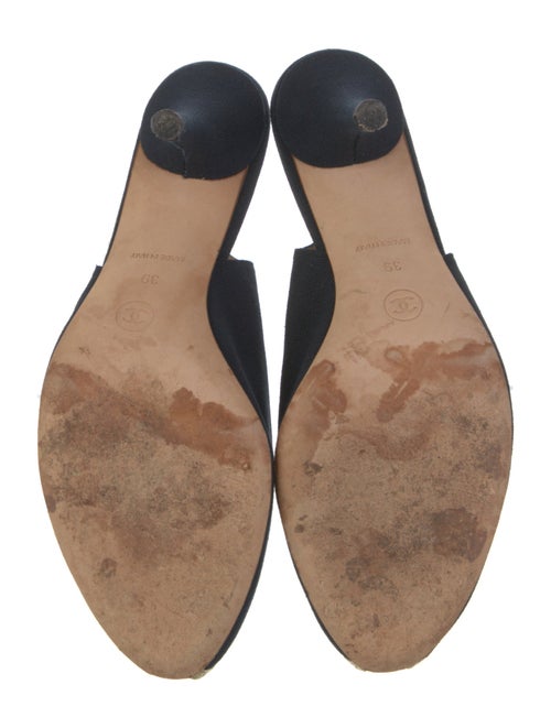 Chanel Vintage Interlocking CC Logo Slingback Pumps