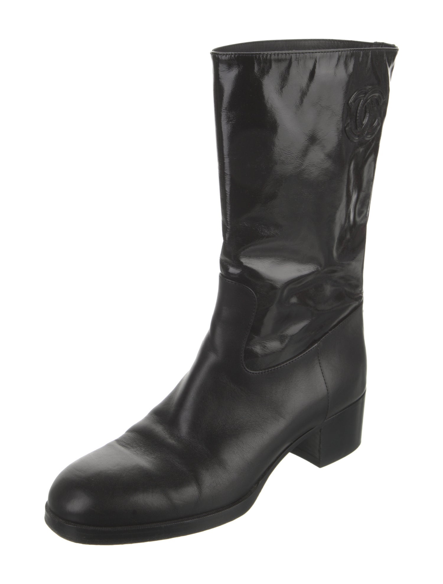 Chanel 2021 Leather Moto Boots