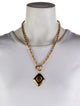 Chanel Vintage CC Medallion Pendant Necklace