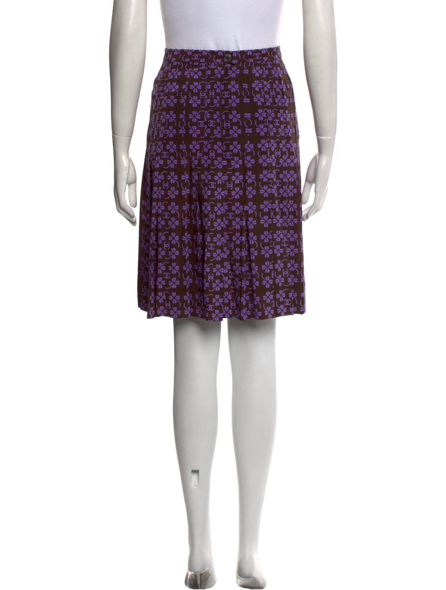 Vintage Knee-Length Skirt