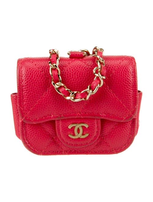 Chanel Quilted CC Airpods Pro Case w/ Chain
