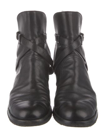 Chanel 2014 Signature Logo Moto Boots