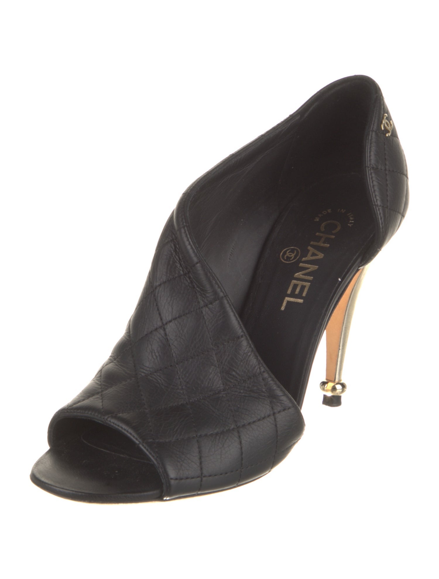 Chanel Leather D'Orsay pump