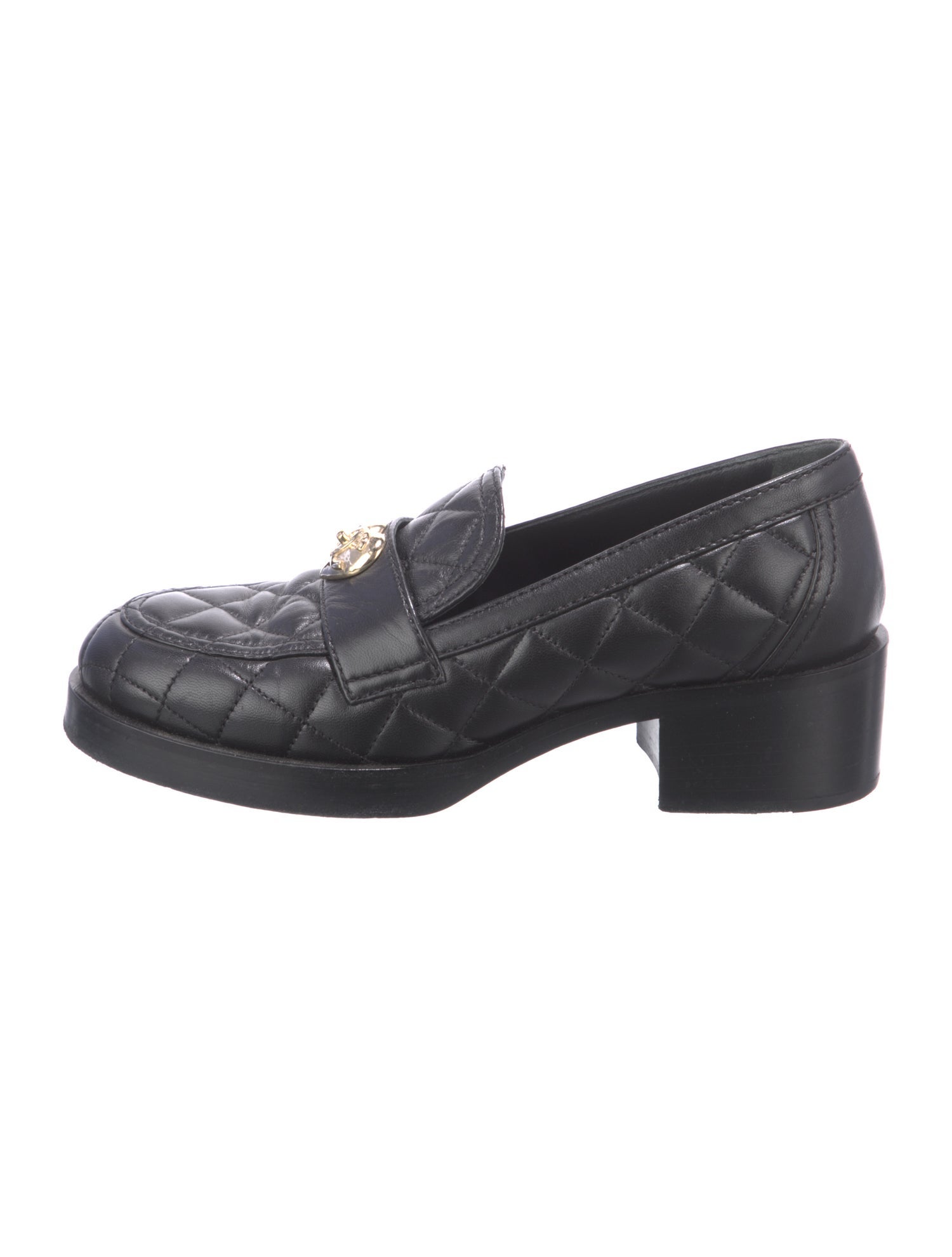 Chanel 2023 Interlocking CC Logo Loafers